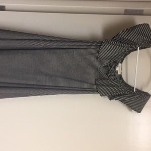 LA Hearts black and white dress